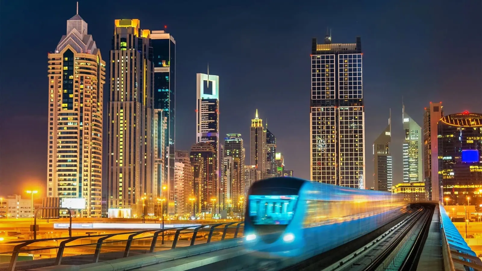 Dubai Metro Blue Line banner